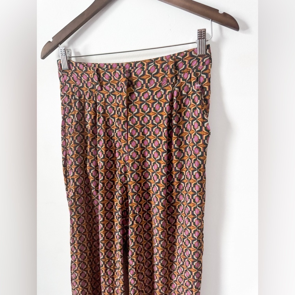 Talulah Retro 70s Style Geometric Pants - Picture 4 of 7